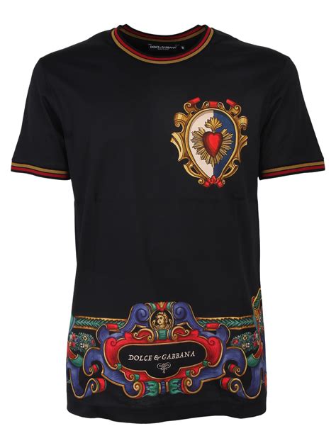 dolce gabbana t shirt homme 2018|dolce and gabbana graphic tees.